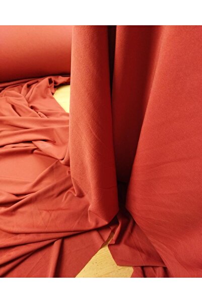 Kumaş Parça Тонкий джерсі кольору черепиці (ширина 140 см x довжина 100 см)