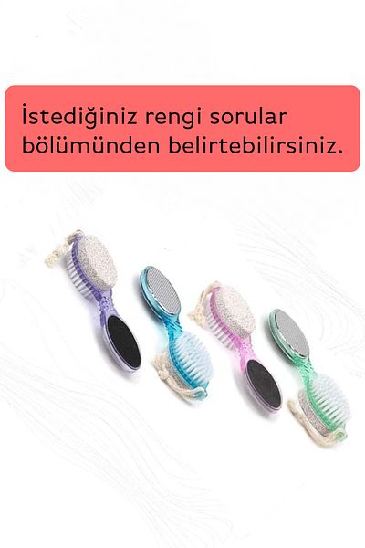 COZY SENSE Foot Heel File Silicone Brush Heel Care Stone Dry Cracking Care Leather Scraping Grater