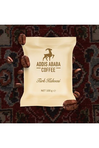 Addis Ababa Coffee 100 gr.Medium Roasted Turkish Coffee
