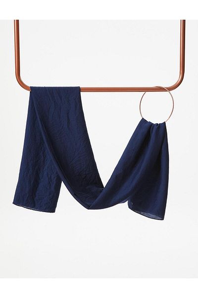 Kayra Μαλακό σάλι Krash Navy Blue
