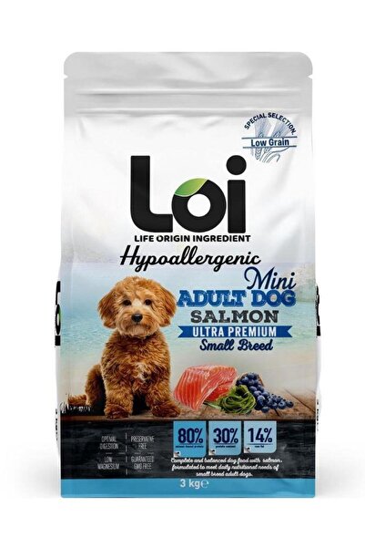 Loi MİNİ IRK SOMONLU KÖPEK MAMASI 3 KG