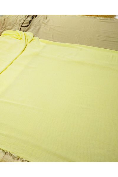 Kumaş Parça Viscose Voile σε παστέλ κίτρινο χρώμα (Πλάτος 140 cm x Μήκος 240 cm)
