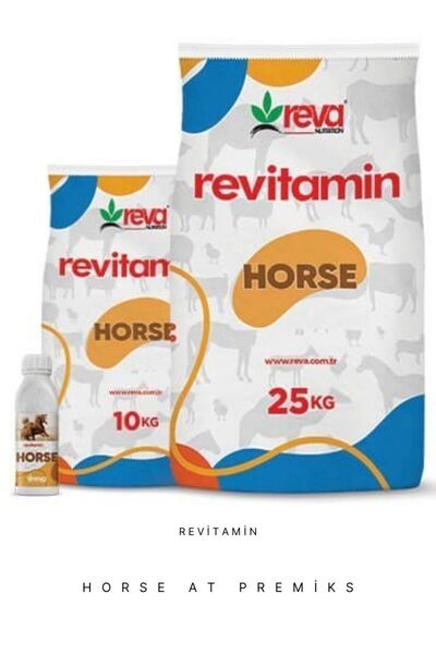 REVA Horse Atlar Için Vitamin Ve Mineral Takviyeli Hayvan Yem Katkısı 10 Kg