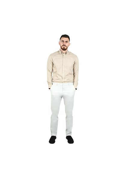 Giordano Men's Stretch Twill Khaki Pants