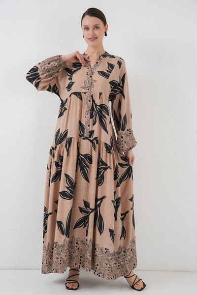 Kokosh moda 2423 Φόρεμα με αυθεντικό σχέδιο - D.Mink