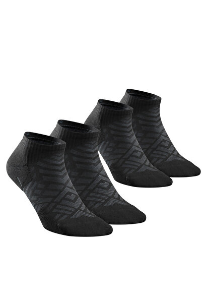Decathlon Quechua Outdoor Çorap - Kısa Konçlu - Siyah - 2 Çift - Hike 100
