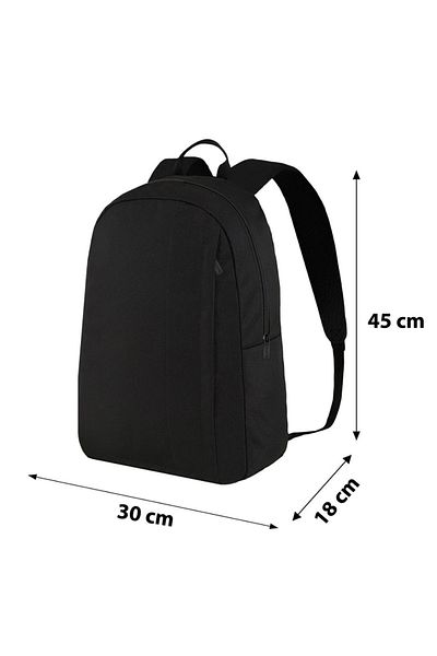 Toum Basic Μαύρη Τσάντα Laptop Backpack