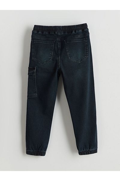 LC Waikiki Standard Fit Baby Boy's Jeans with Elastic Waist and Tie Detail