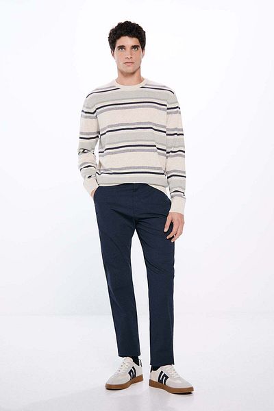 Springfield Slim Fit Micro-printed Chinos