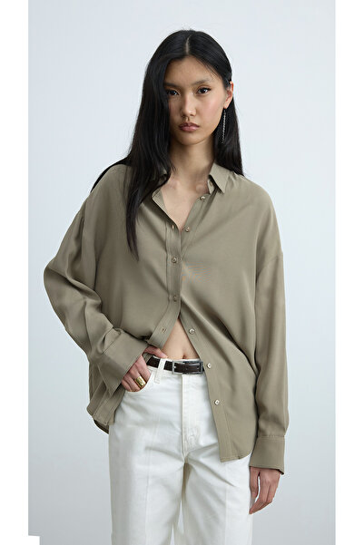Suud Collection Khaki Alessa Shirt