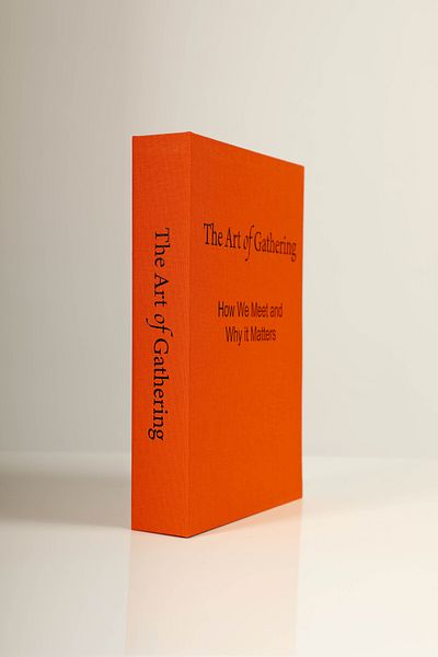 irayhomedecor Fabric Covered Orange the Art of Decorative Book Box