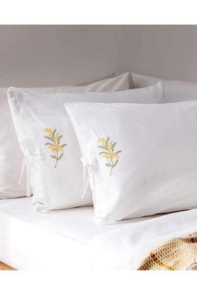 Madame Coco Μαξιλαροθήκη Bresnay 100% βαμβακερή - Κίτρινη