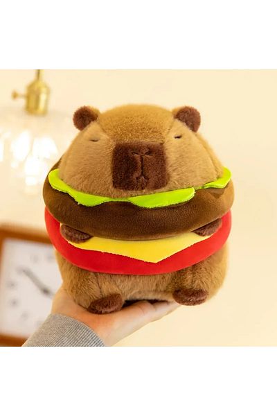 Choice HB Capybara 30cm Capibala Doll Water Dolphin Plush Toy for Children's Birthday Hat Water Dolphin Dol