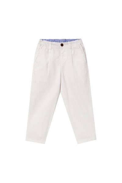 Giordano Kids Linen Cotton Capri Pants: Elastic Waist, Tapered fit