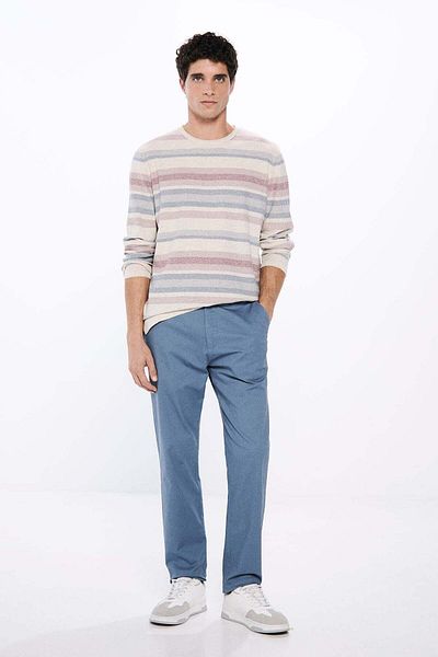 Springfield Slim Fit Micro-printed Chinos