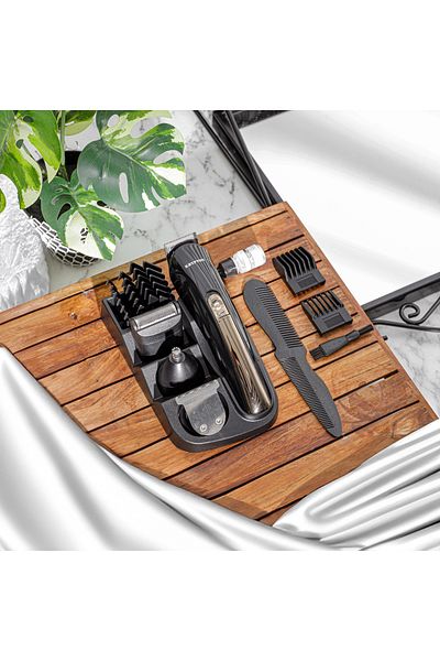 KRYPTON 11-in-1 Rechargeable Grooming Set|Detachable Trimmer Attachments-KNTR6575