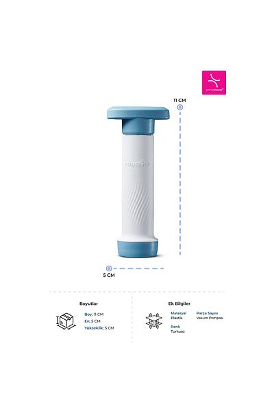 Prima Nova Primanova Royal Seoul Storage Container Manual Vacuum Pump