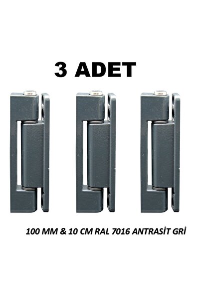 FELSEN 100 mm Orijinal Pimapen Pvc kapı menteşesi ANTRASİT 3 adet