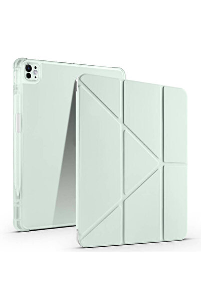 Ummeslem غطاء حماية للتابلت متوافق مع iPad Air 13 2025 M3، قابل للطي ثلاثي ال...