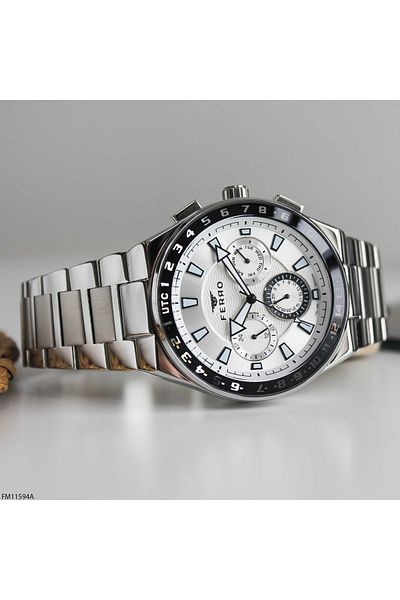 FERRO Fm11594A Men's Wrist Watch with Steel Cord