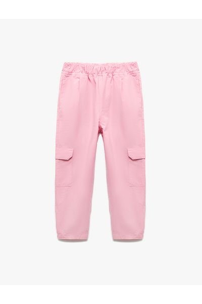 Koton Basic Jogger Pink Girl's Jean Παντελόνι 5skg40072ad