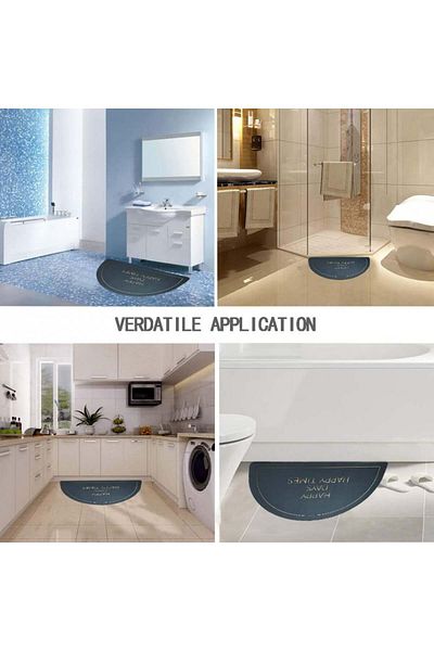 ShengOu ShengOu bath mat, rubber/polyester, dark blue, 60 x 40 cm