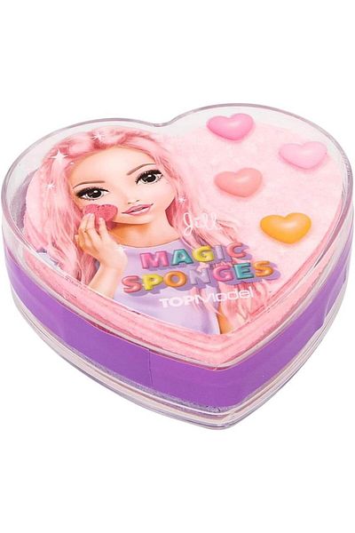 Top Model Topmodel Heart Shaped Magic Sponge Set 12 Pieces