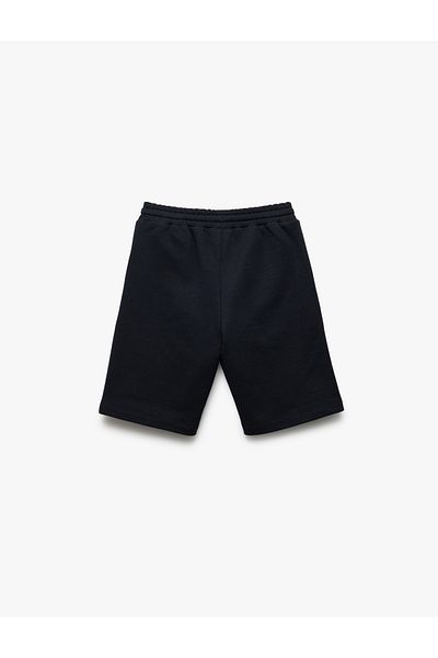 Koton I Basic Shorts with Tie-Up Waist and Pocket Detail