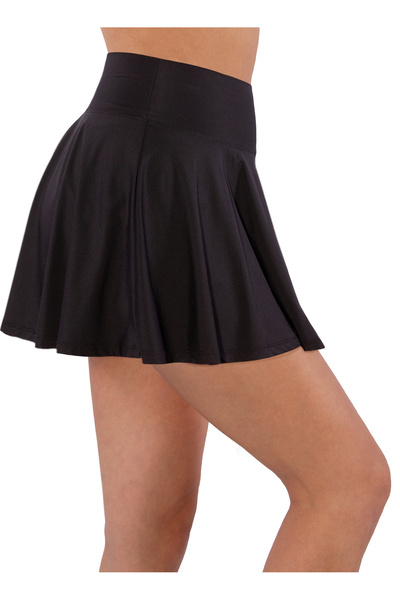 Klotho MAIA Women's Black Colored 2 Layer Tennis Skirt - Shorts Skirt - Sport...