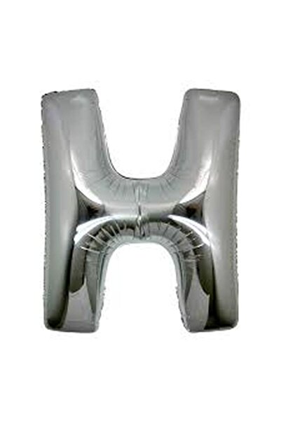 Skygo 40 بوصة فضية اللون حرف H احباط بالون