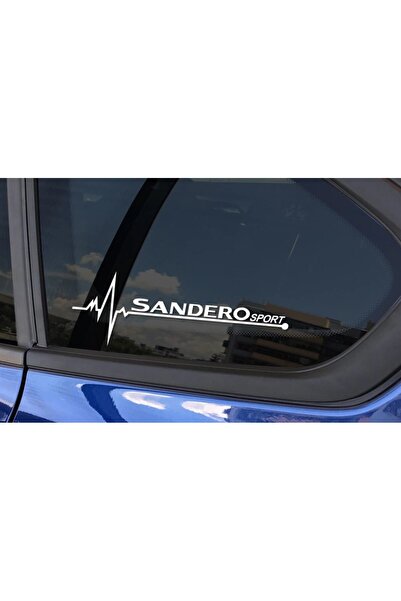 Redline Grafik ملصق سانديرو سبورت أبيض 2 قطعة