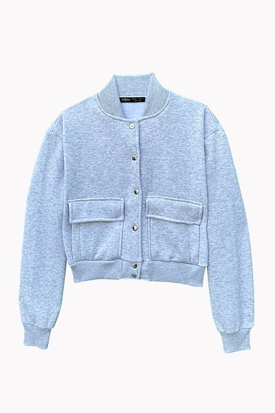 VAGGON Γυναικείο Grimelange Crop Jacket με κλείσιμο και εσωτερική αναστολή