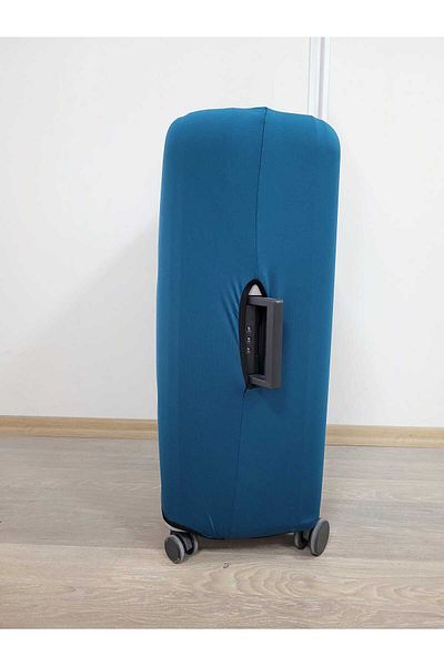 red sable Flexible Fabric Petrol Blue Eagle Suitcase