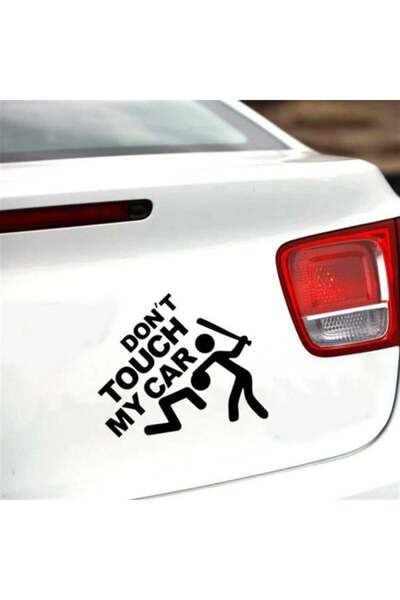 Redline Grafik لا تلمس ملصق السيارة الخاص بي