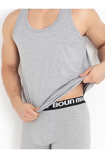 BOUN MARCHE Men's Athlete Premium Box of 6 Combed Single Jersey 100% Cotton