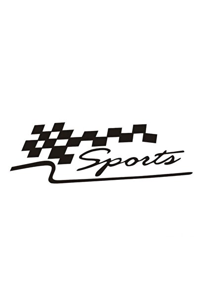 Redline Grafik Sports Car Sticker Black