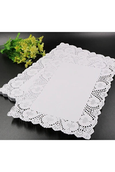 egeayazambalaj Dantel Kağıt Sunumluk 26*37 Cm 100 Adet Kağıt Dantel Servis