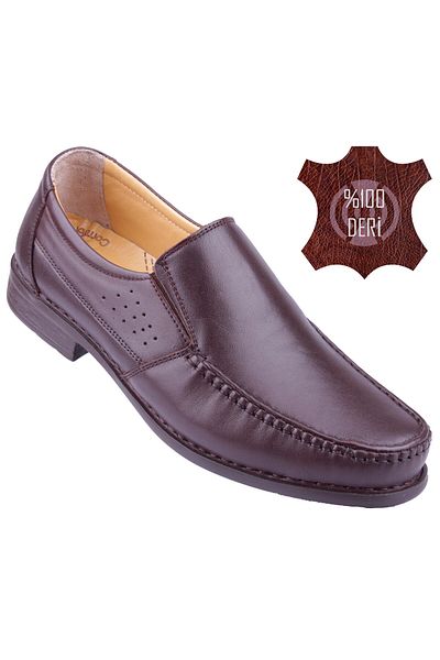 DETECTOR Inner Outer Genuine Leather Full Orthopedic Comfortable Casual Men's Shoes 060sk