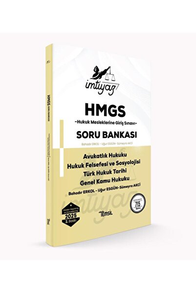 Temsil Kitap İMTİYAZ HMGS Soru Bankası