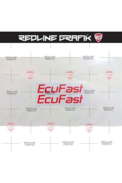 Redline Grafik ملصق Ecufast