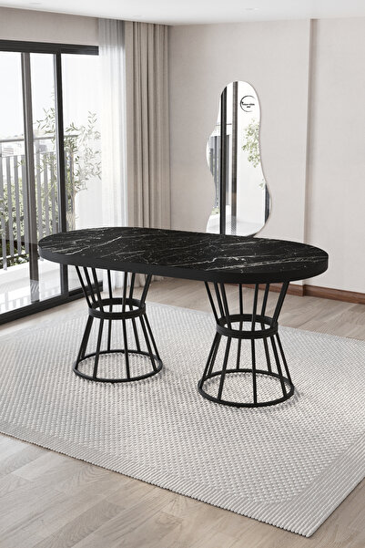 BY ORHAN GÜZEL ZÜMRÜT MUTFAK MASASI YEMEK MASASI 6-8 KİŞİLİK MUTFAK MASASI 90...