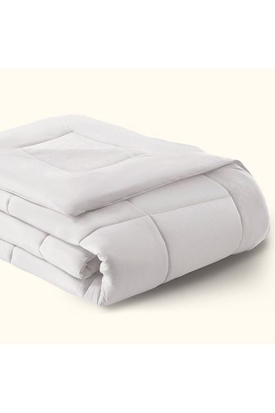 Orange Bed & Bath تبريد | لحاف مزدوج قطعة واحدة - أبيض