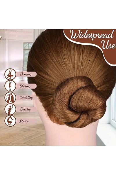 DEPOKON 12 PIECES COFFEE Hair Net Invisible