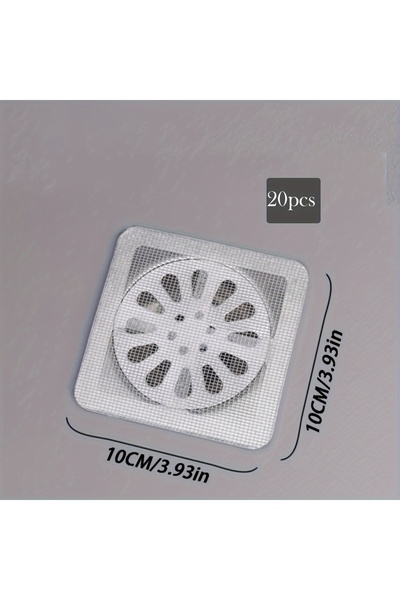 choice2 20 قطعة، 10/20/30 قطعة، ملصقات شبكية لالتقاط الشعر من مصارف الدش، فلت...