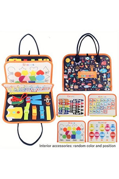 Choice7 لوحة مونتيسوري البرتقالية المزدحمة نشاط تعليمي لتنمية الحواس لوحة ملا...