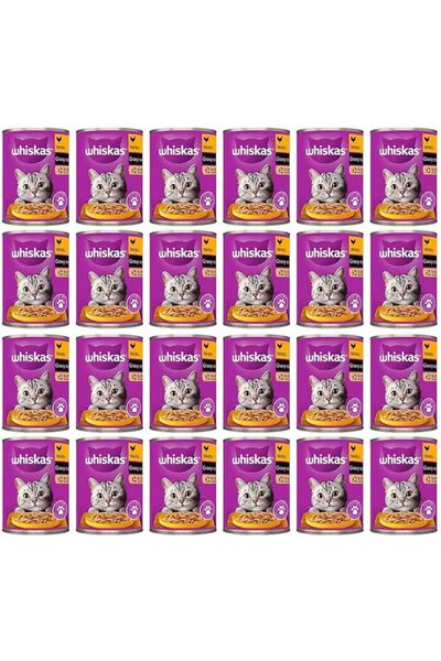 Whiskas Tavuklu 400 gr X24, Kedi Yaş Mama