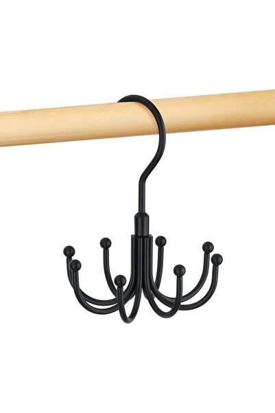 Arabest Rotating Belt Hanger,360° Closet Organizer,Space-Saving,8 Hooks,Holds...
