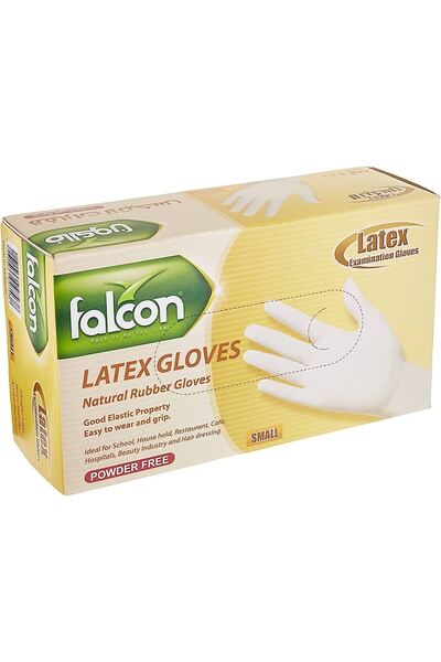 Latex قفازات خالية من البودرة S