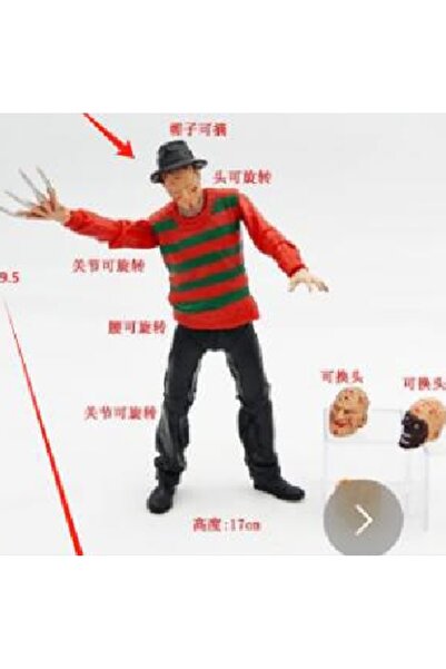 Choice4 مجموعة حقيبة 03 شخصيات من أفلام الرعب: تشاكي، فريدي، جيسون، خدعة أم ح...