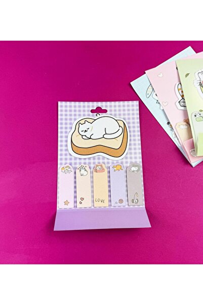 Gift Moda Sevimli Kedi Tasarımlı Post-it